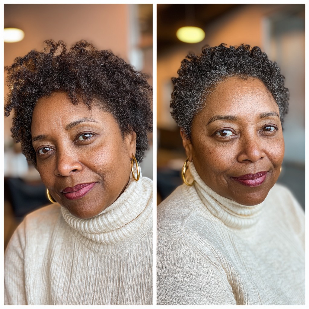 Chic Defined Short Curly Cut with Soft Volume