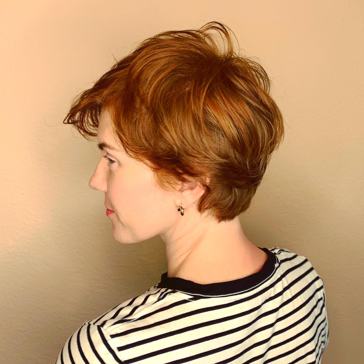 Chic Textured Long Pixie with Soft Volume