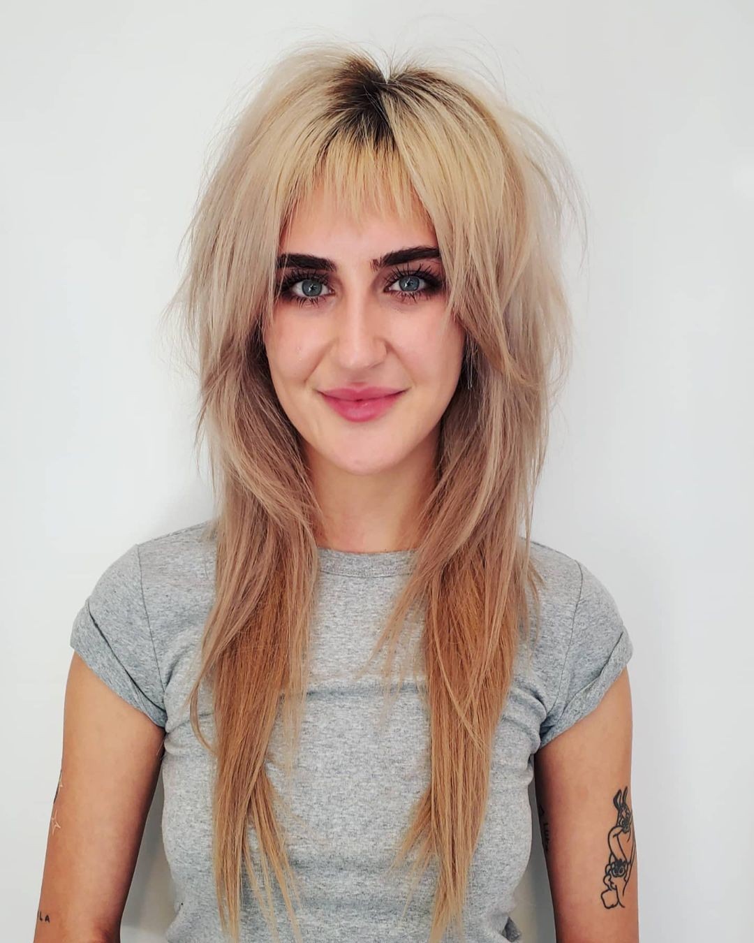 Dynamic Choppy Layers with Bold Bangs