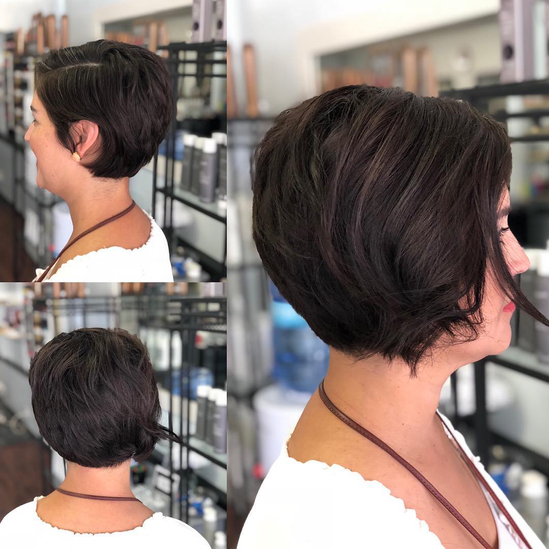 Modern Textured Long Pixie with Subtle Layers