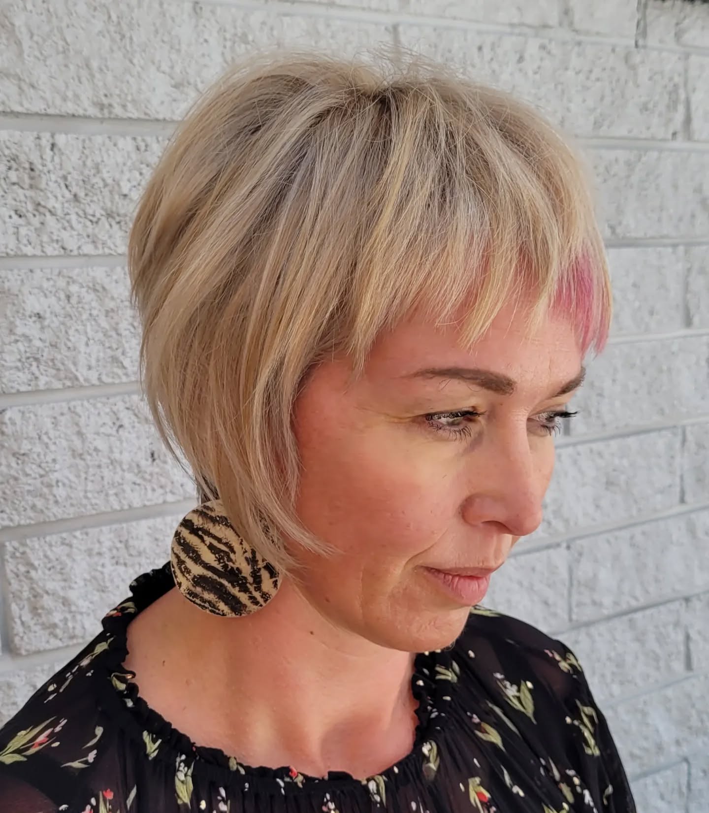 Modern Textured Pixie with Playful Bangs
