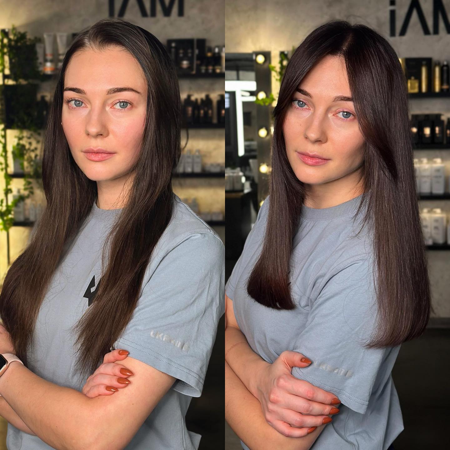 Sleek Blunt Cut with Subtle Face-Framing Layers