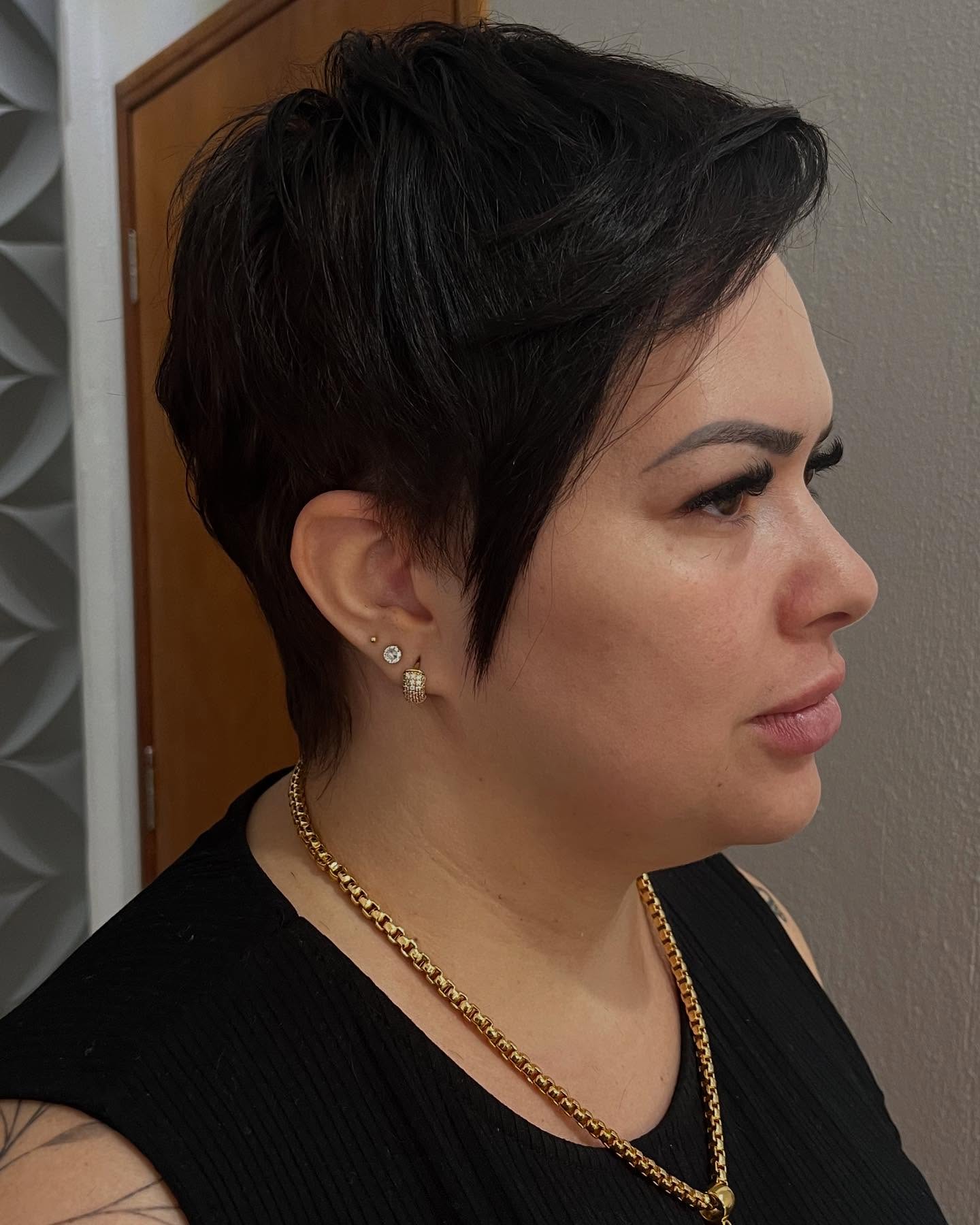 Textured Long Pixie with Edgy Layers