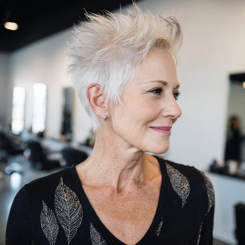 Textured Pixie Cut with Spiky Layers