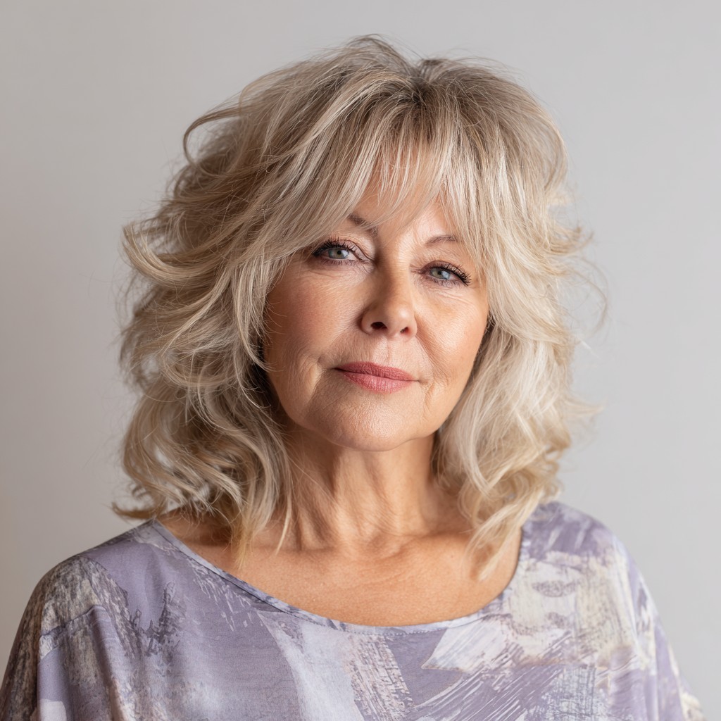 Textured Undone Shag with Soft Volume