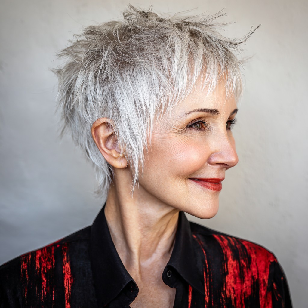 Chic Textured Pixie Cut for Effortless Style