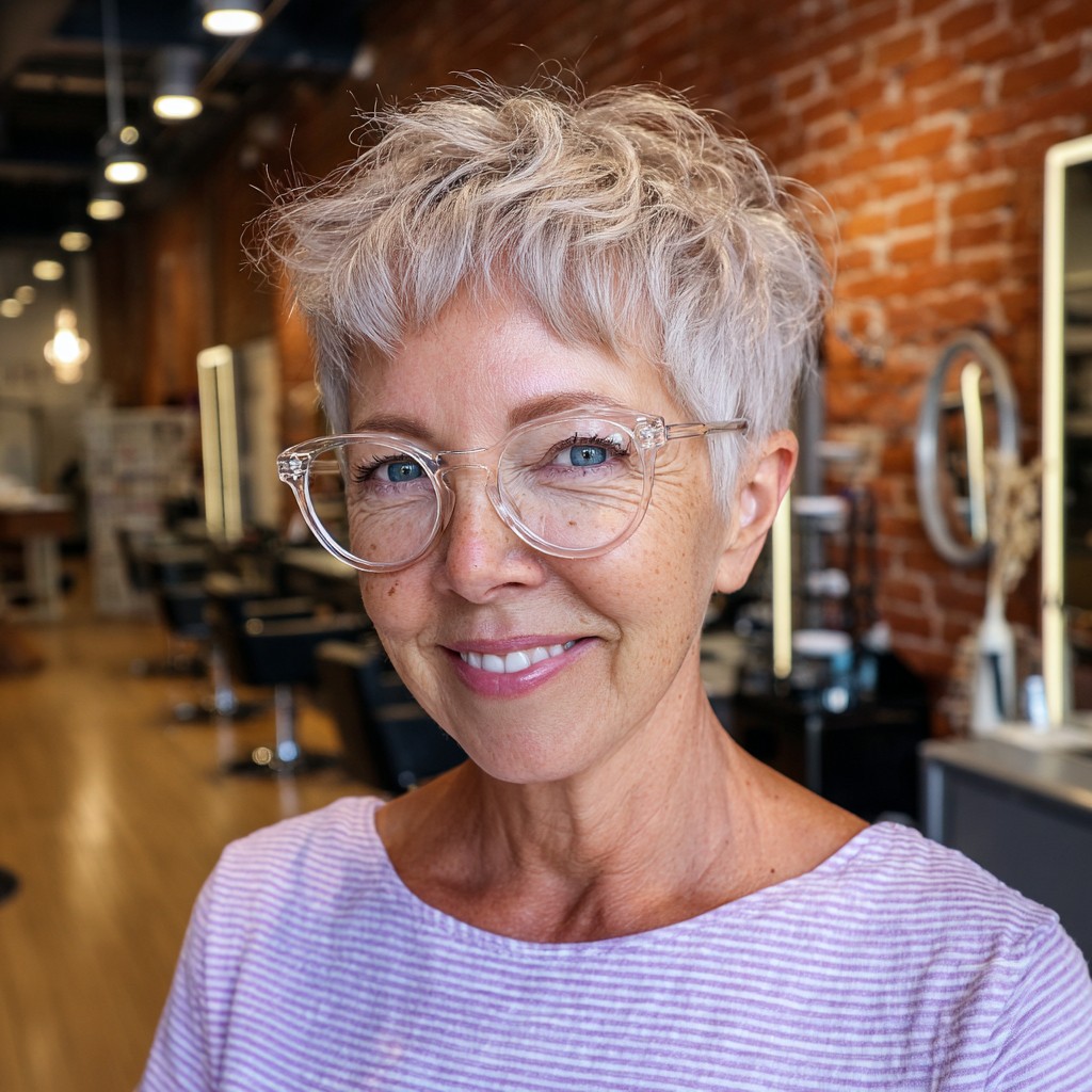 Chic Textured Pixie with Volume and Soft Waves