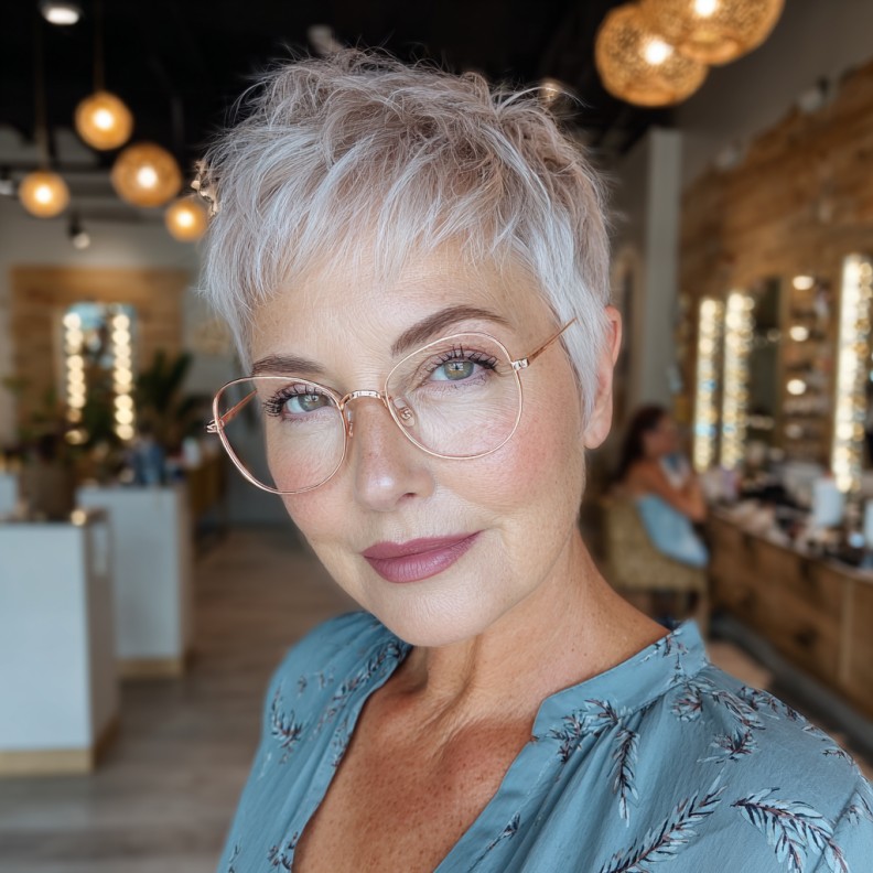 Effortless Textured Pixie Cut with Soft Volume