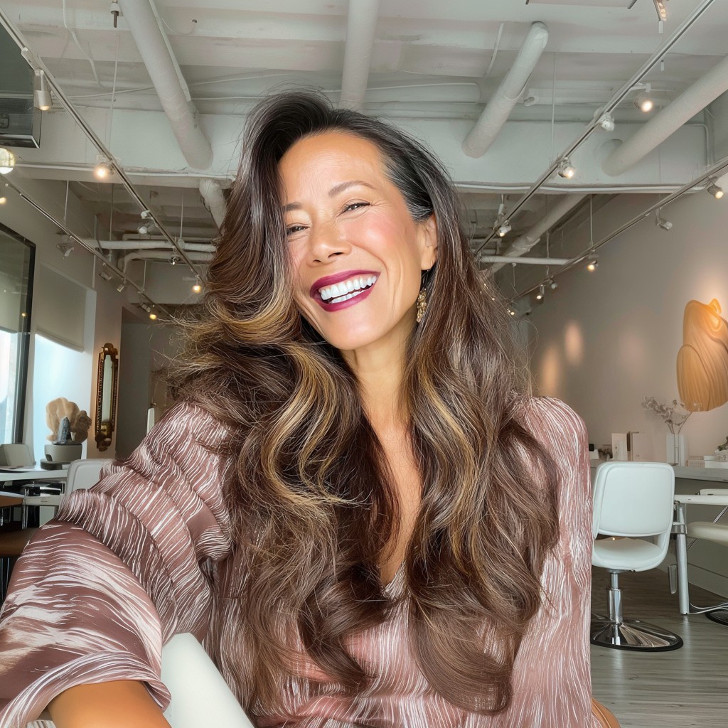 Luxurious Long Waves with Subtle Highlights