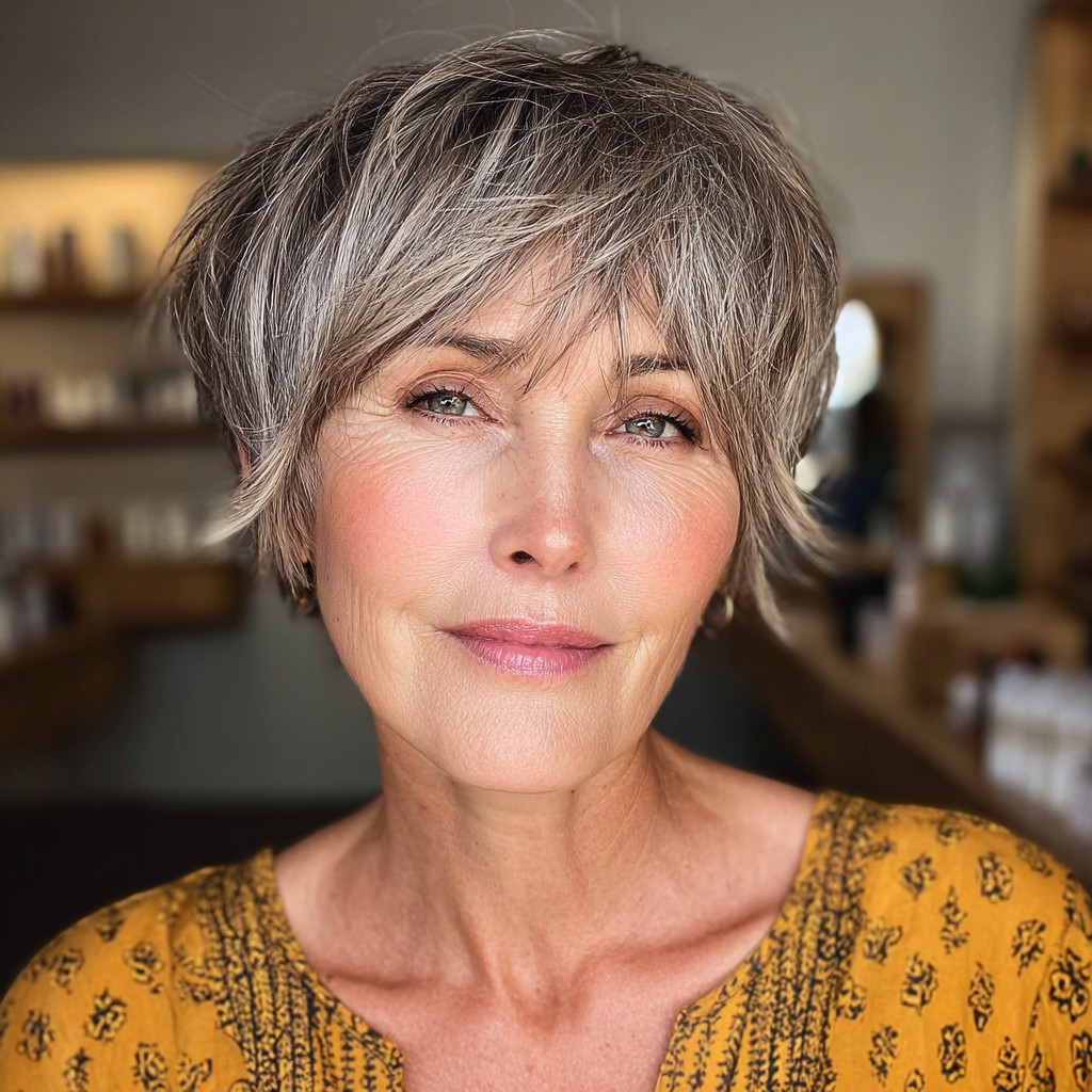 Modern Textured Short Cut with Effortless Layers