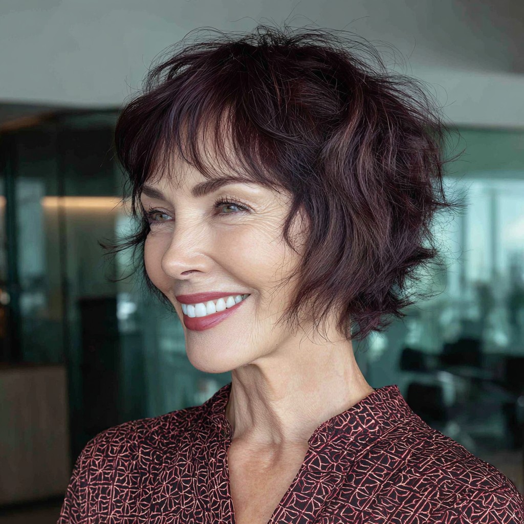 Playful Textured Bob with Soft Waves