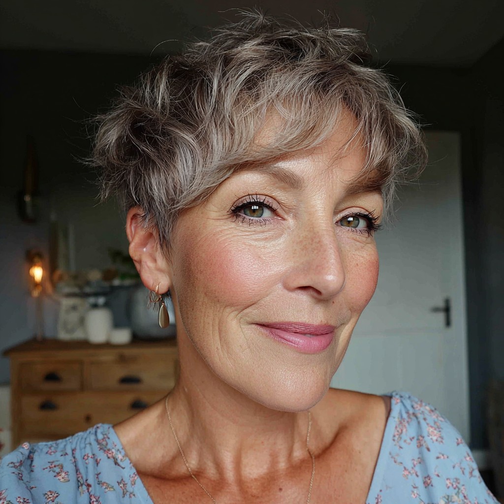 Playful Textured Pixie with Soft Volume