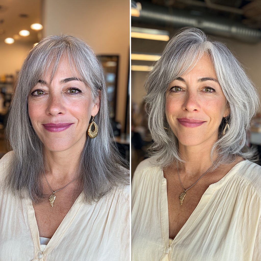 Soft Layered Gray Lob with Subtle Movement