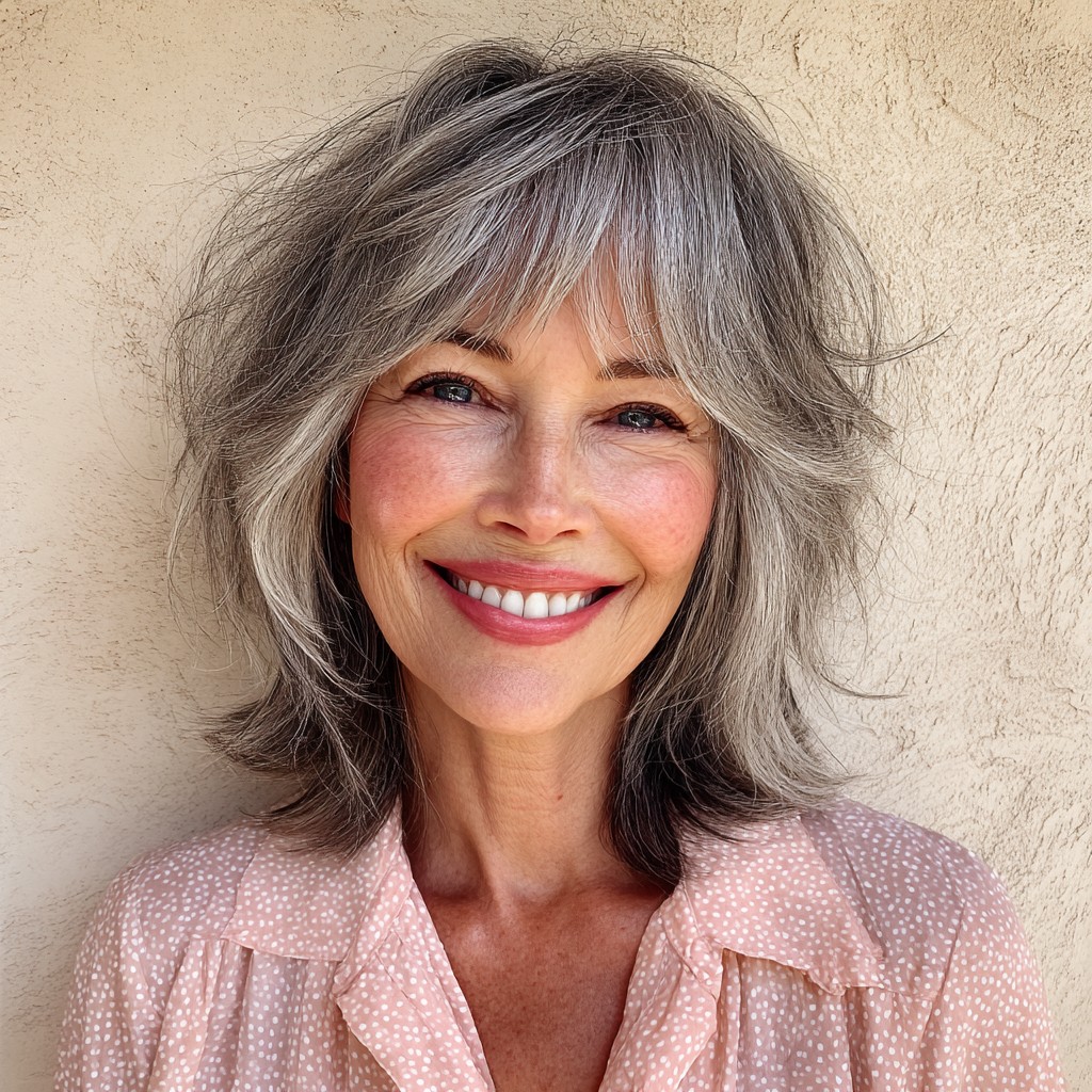 Soft Textured Shag with Face-Framing Layers