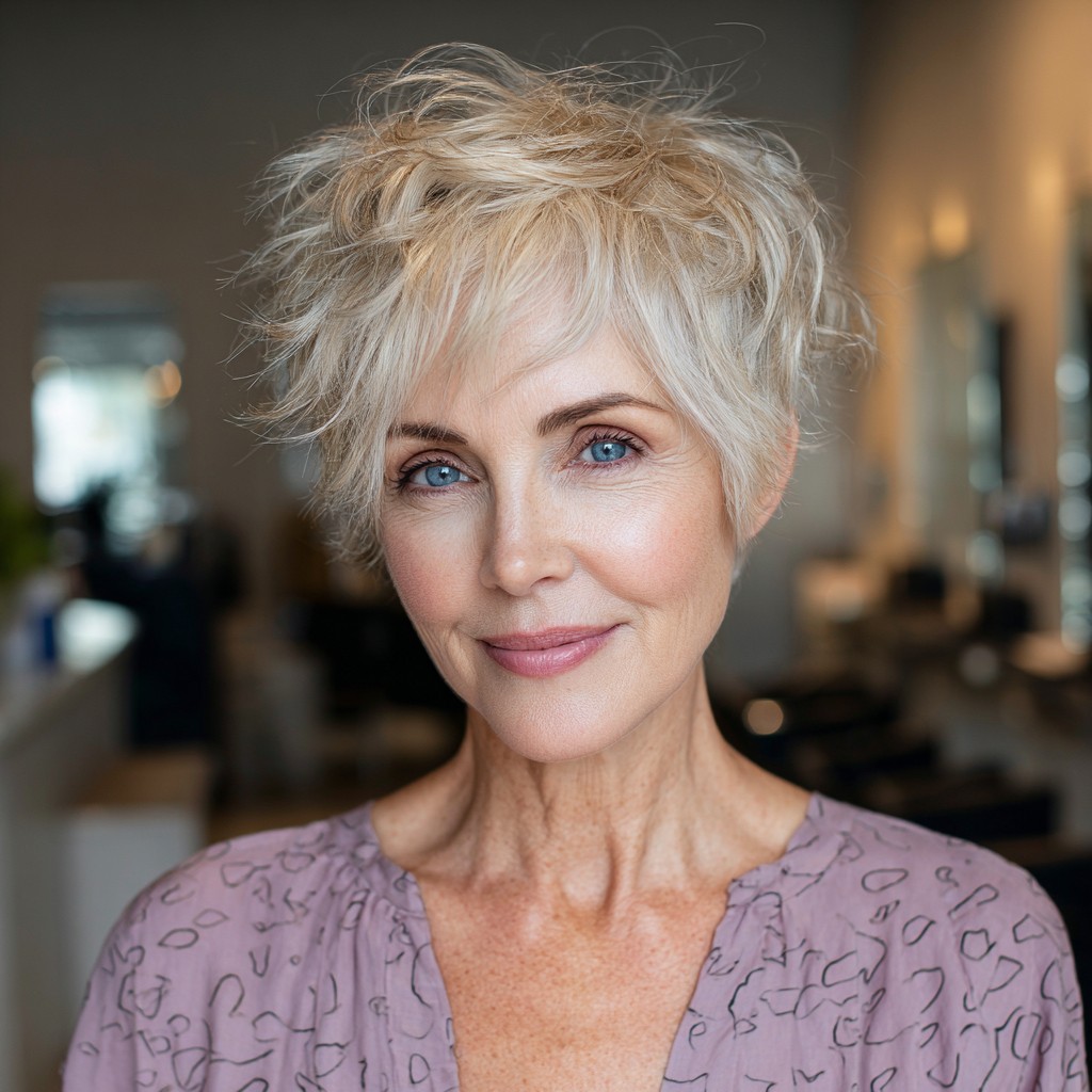 Stylish Textured Pixie Cut with Soft Volume