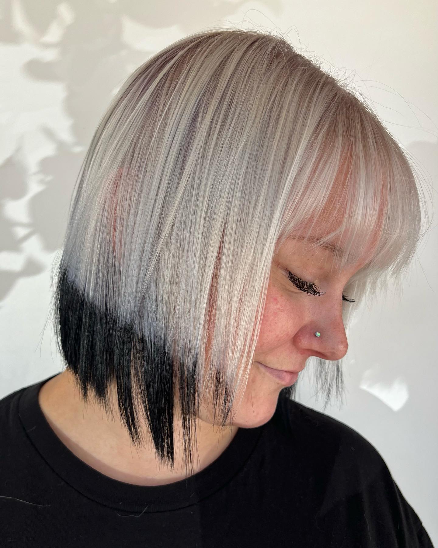 Bold Edgy Bob with Wispy Bangs