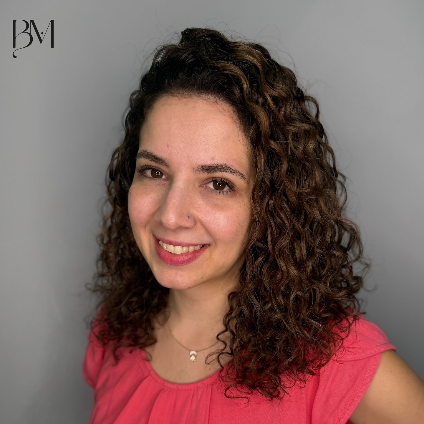 Textured Curly Long Bob with Soft Layers