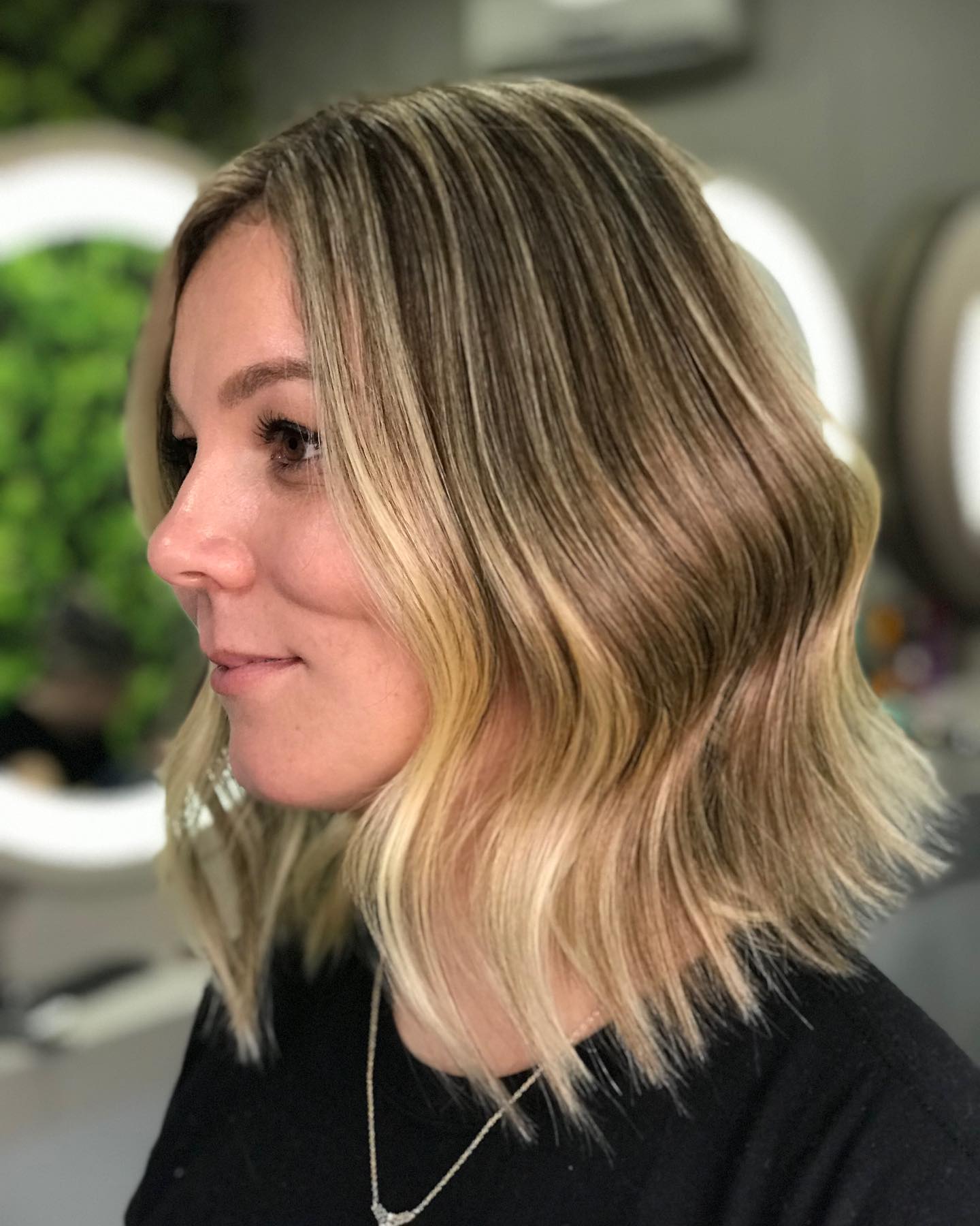 Textured Long Bob with Soft Beachy Waves