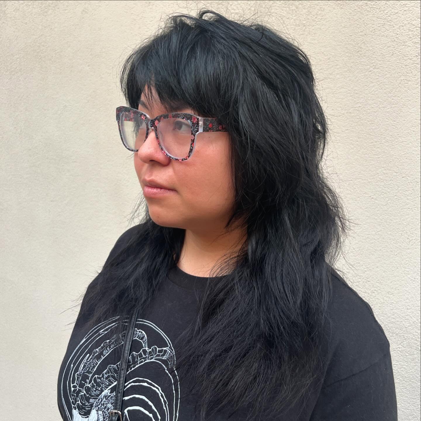 Chic Layered Shag with Textured Ends