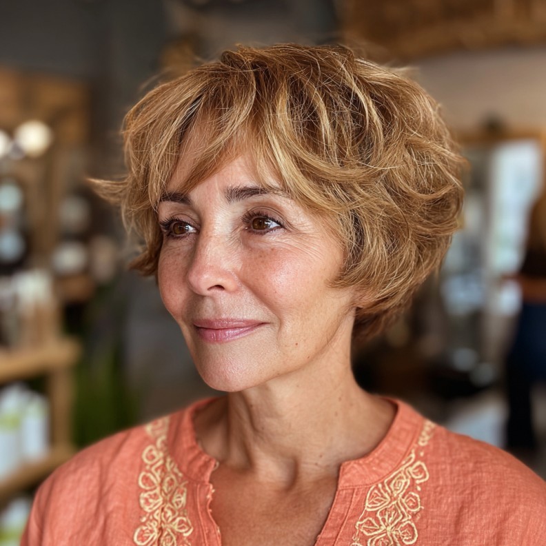 Chic Soft Textured Pixie Bob with Subtle Layers