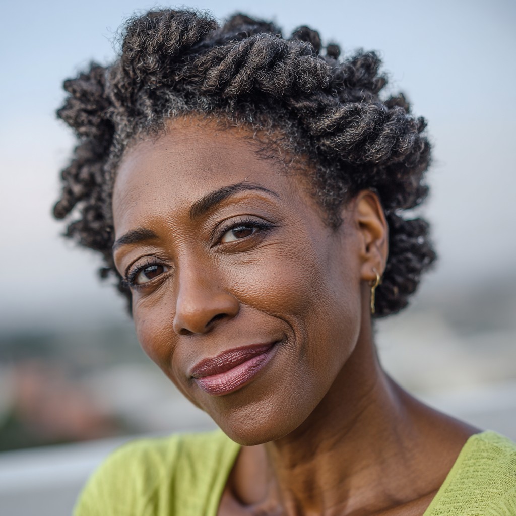 Defined Coily Twists with Natural Texture