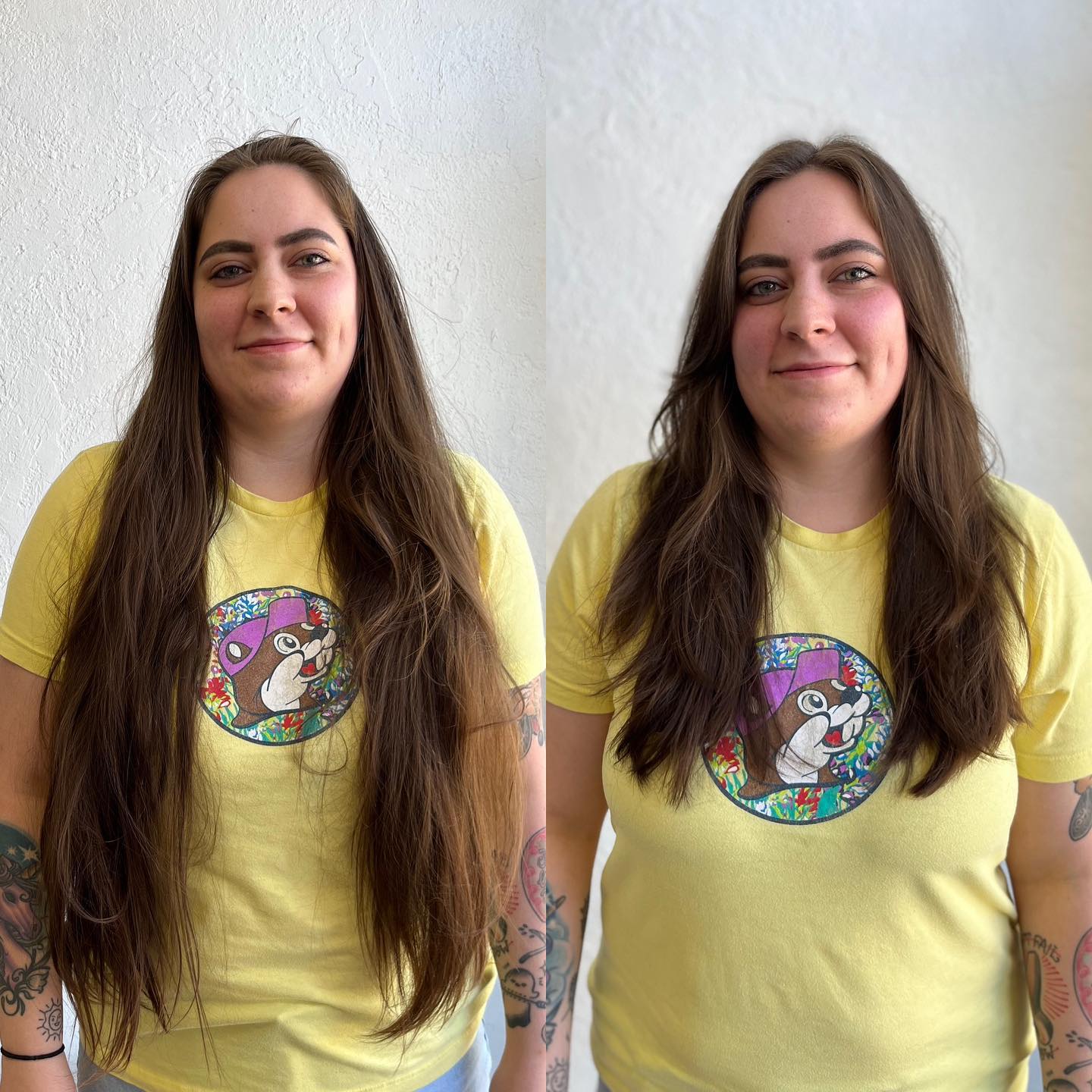 Polished Long Layered Cut with Subtle Textured Ends