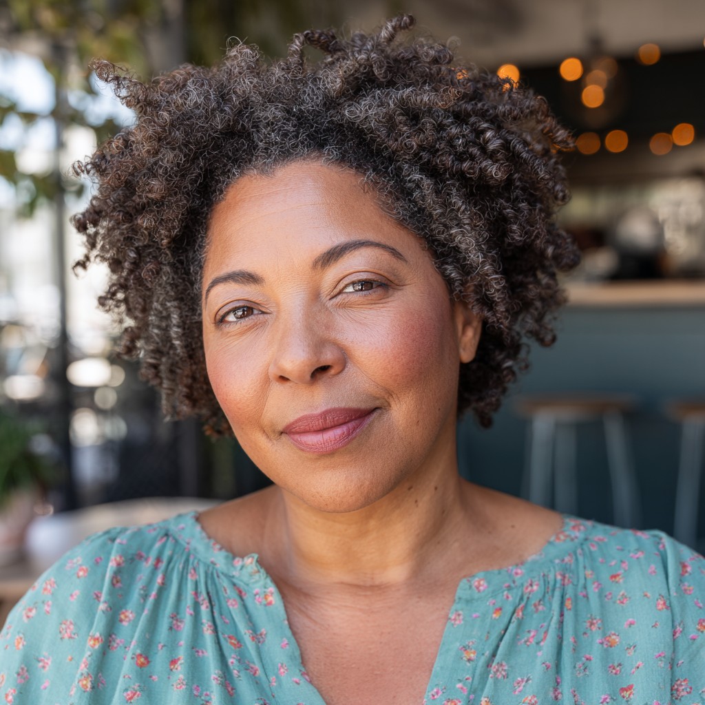 Textured Coily Cut with Defined Volume