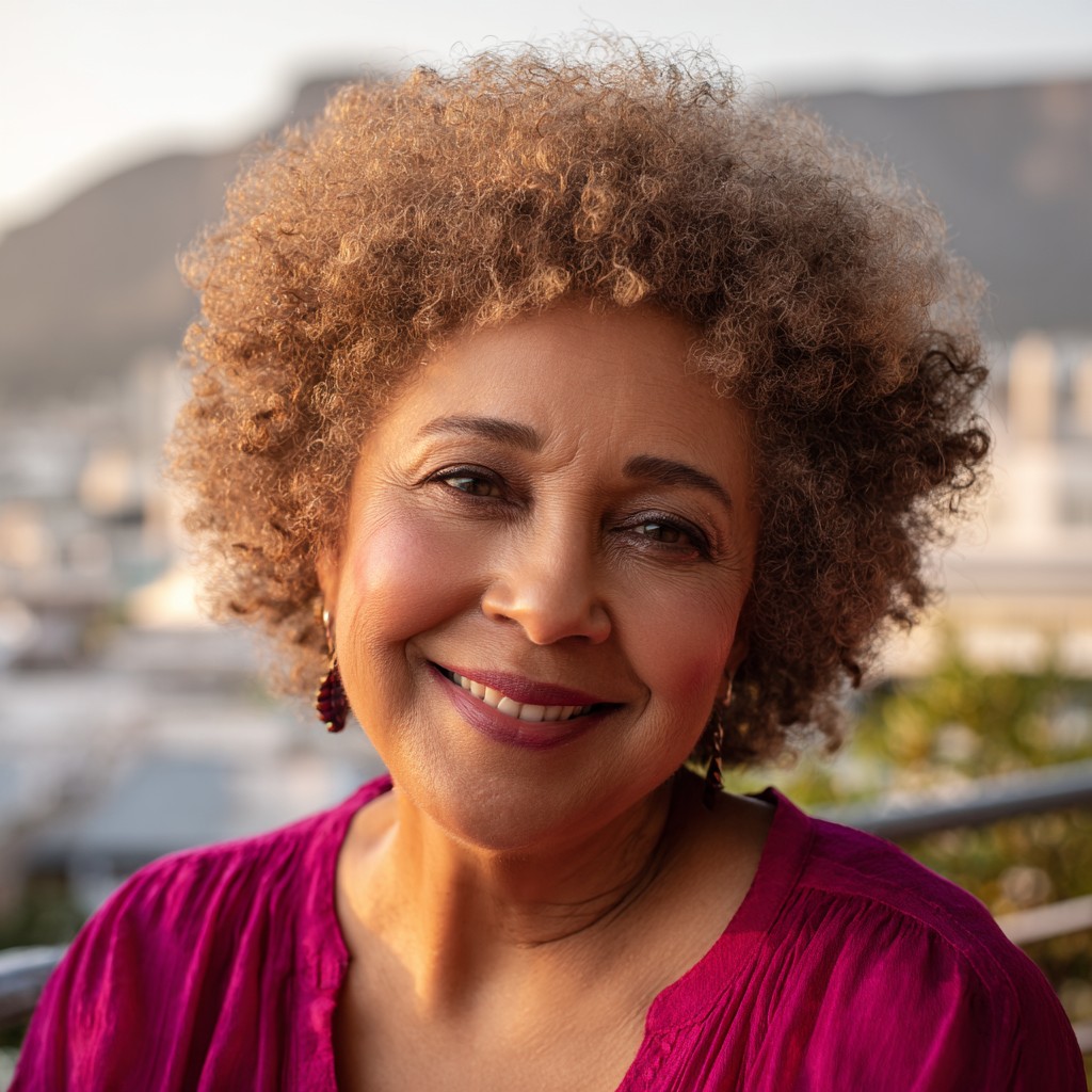 Textured Short Coily Bob with Soft Volume