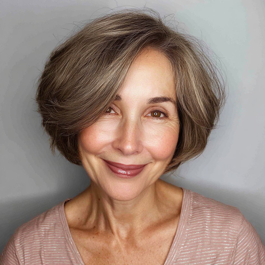 Chic Textured Bob with Soft Layers