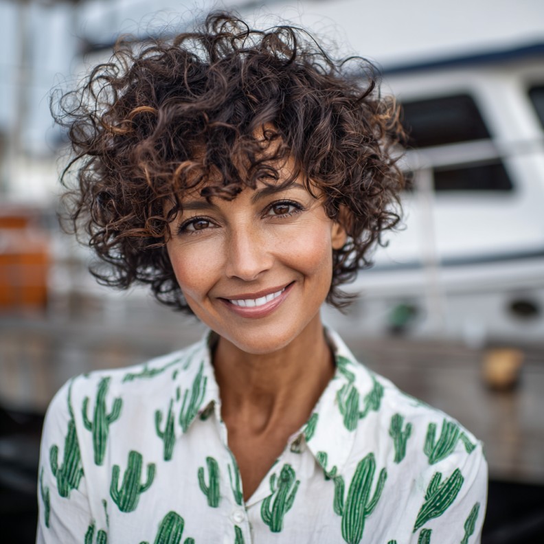 Playful Curly Shag with Defined Layers