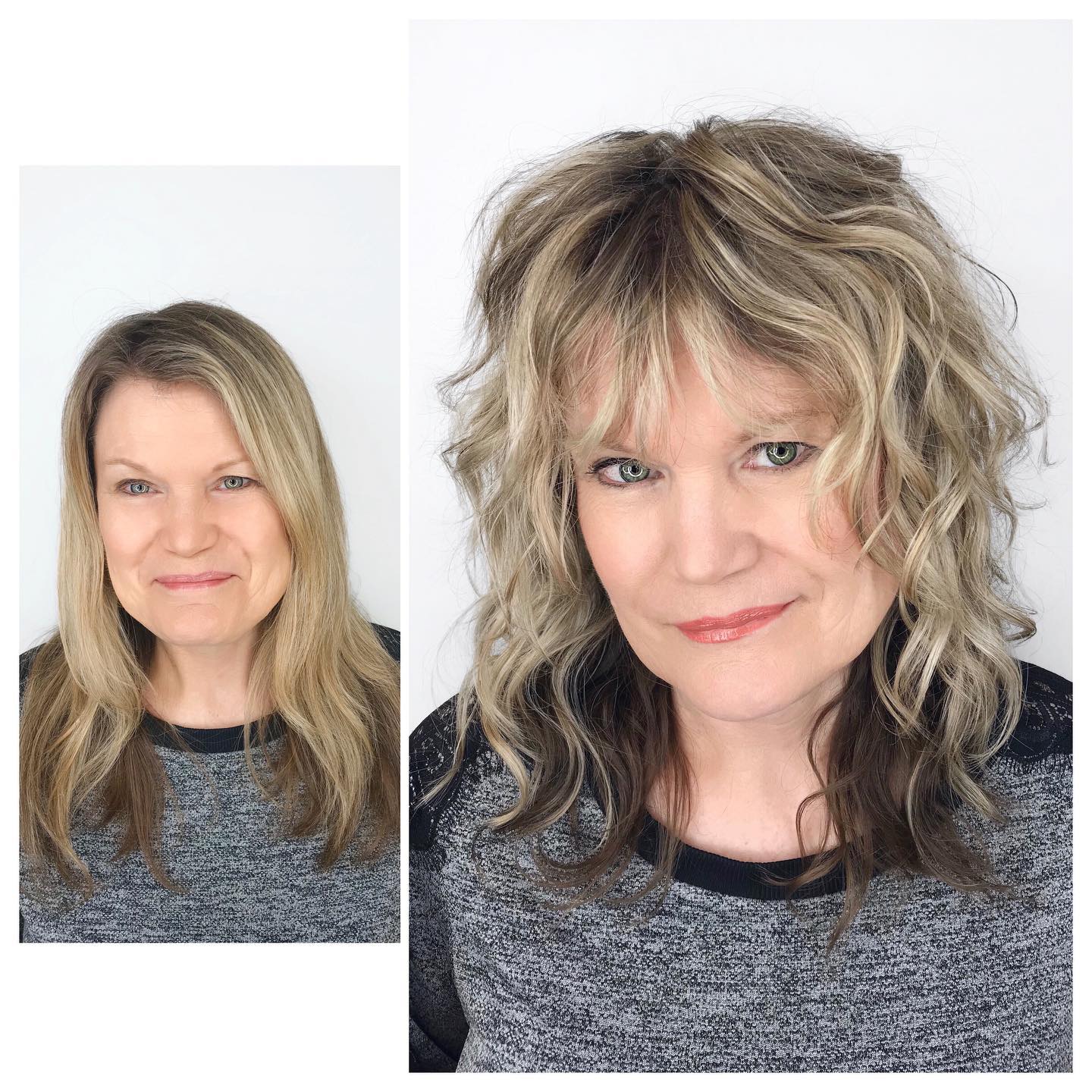 Bold Textured Wavy Shag with Face-Framing Layers