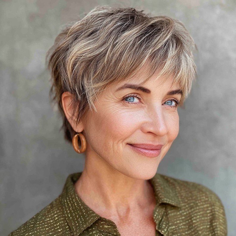 Choppy Textured Shag with Subtle Highlights