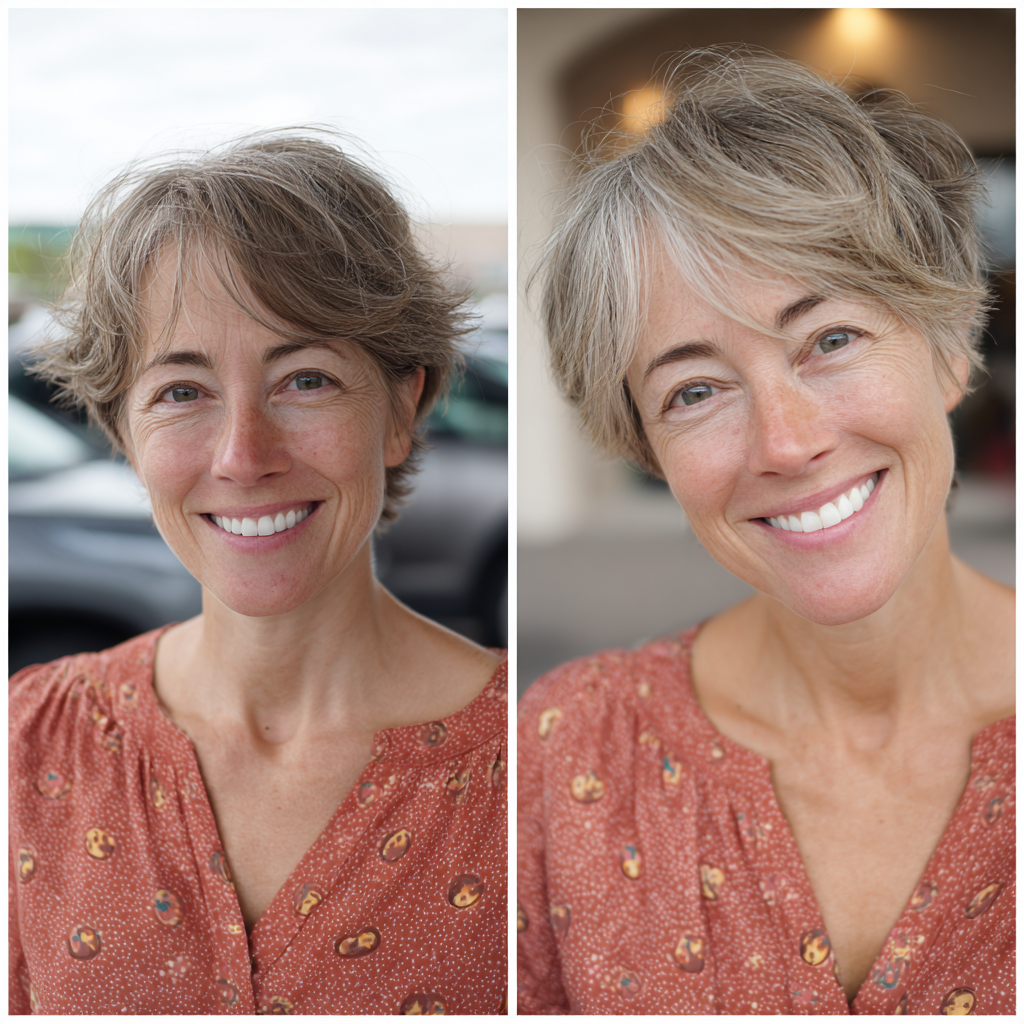 Effortless Textured Pixie Cut with Natural Movement