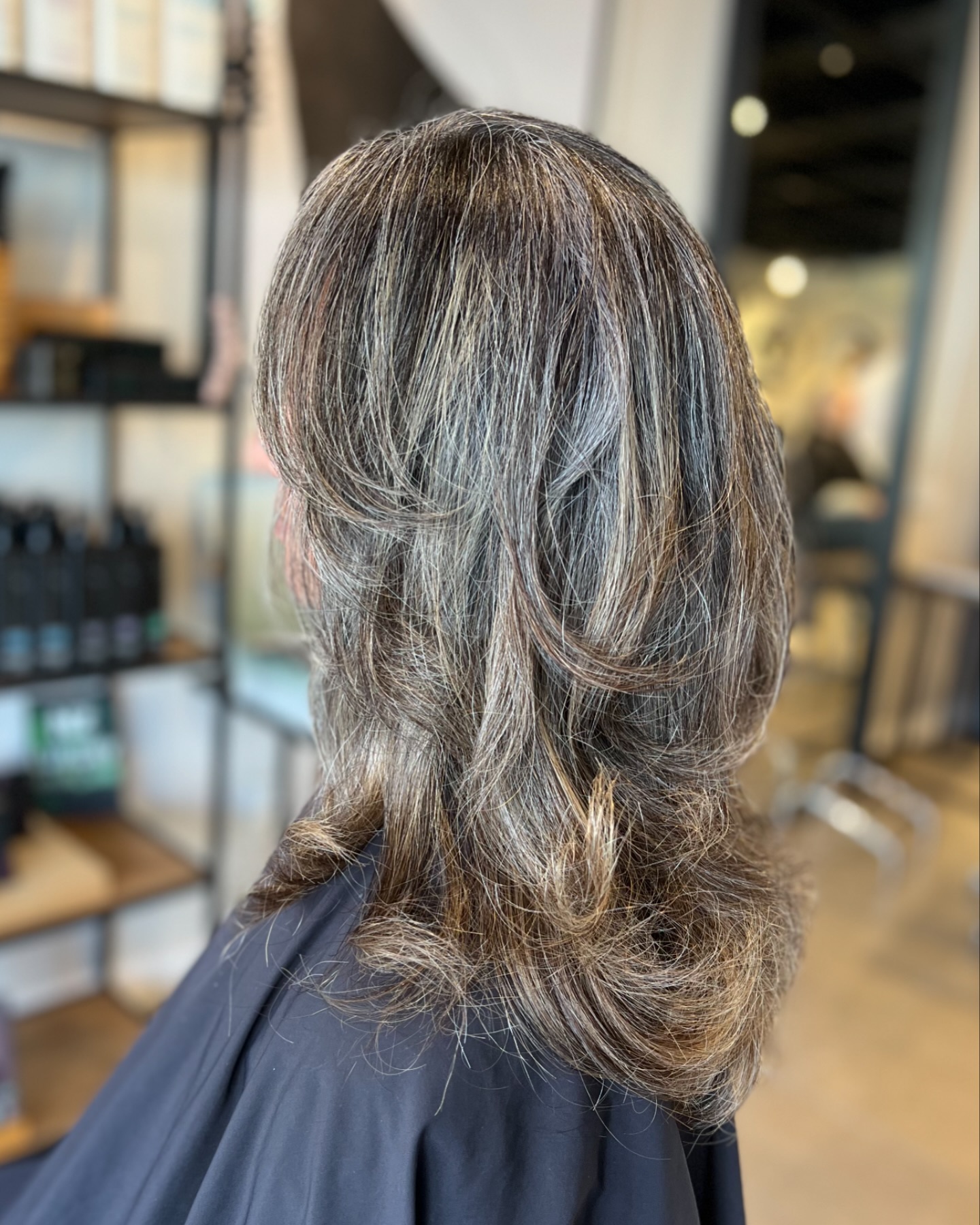 Elegant Feathered Layers with Subtle Dimension