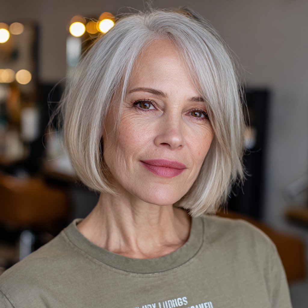 Modern Soft Textured Bob with Subtle Layers