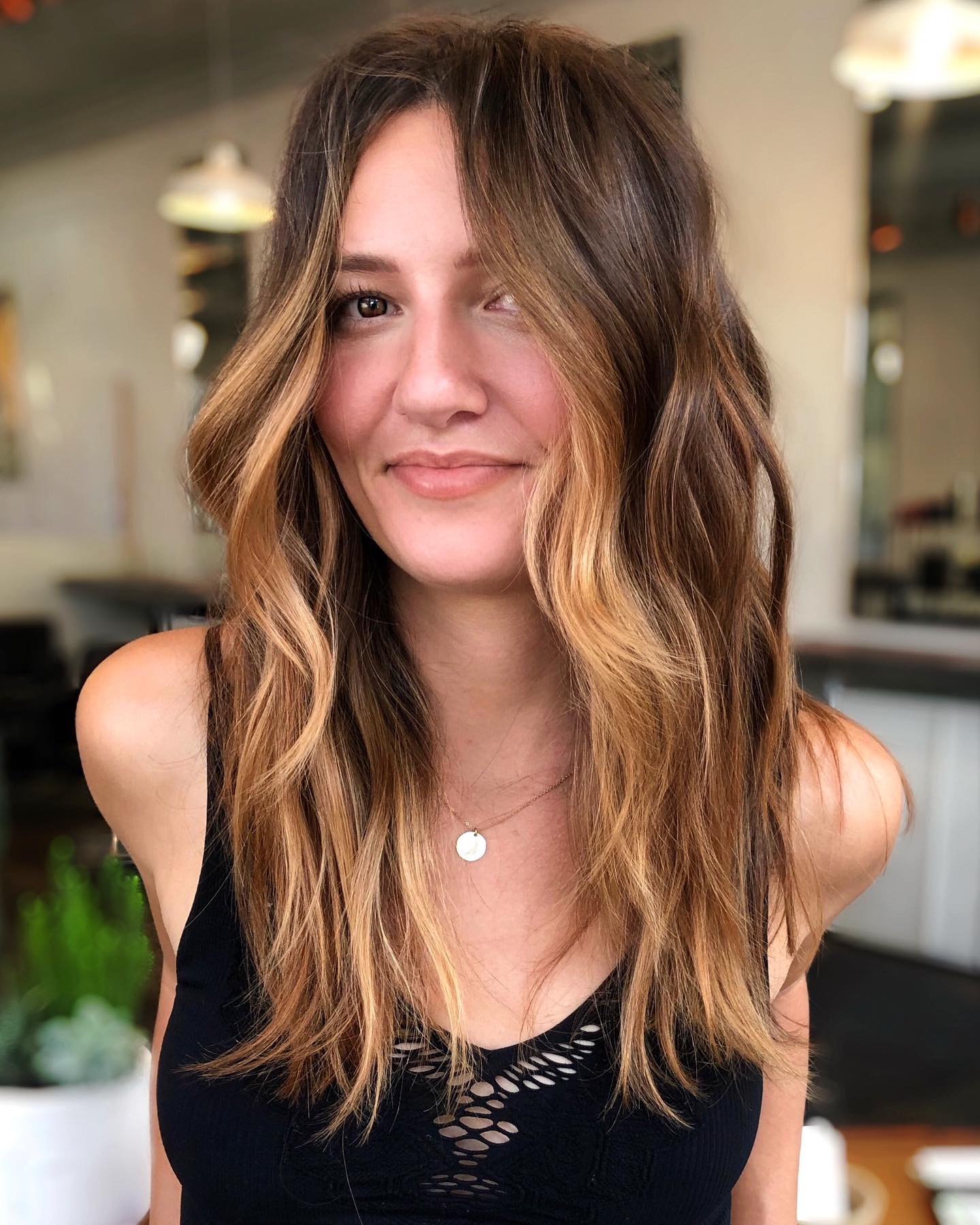 Natural-Looking Boho Waves with Subtle Highlights