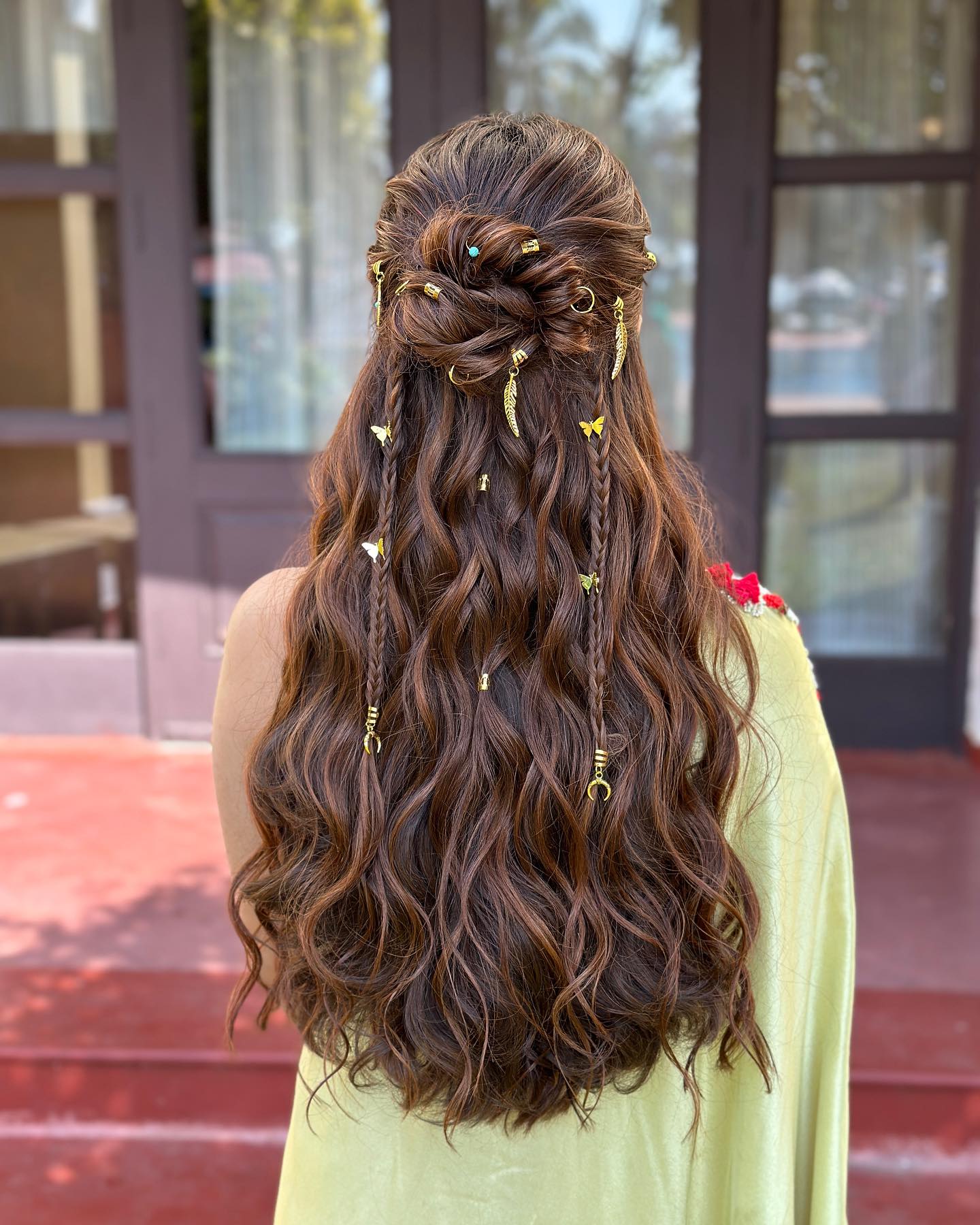 Romantic Boho Waves with Intricate Braided Accents