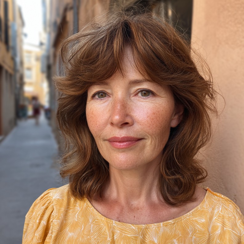 Textured Layered Shag with Soft Face Framing