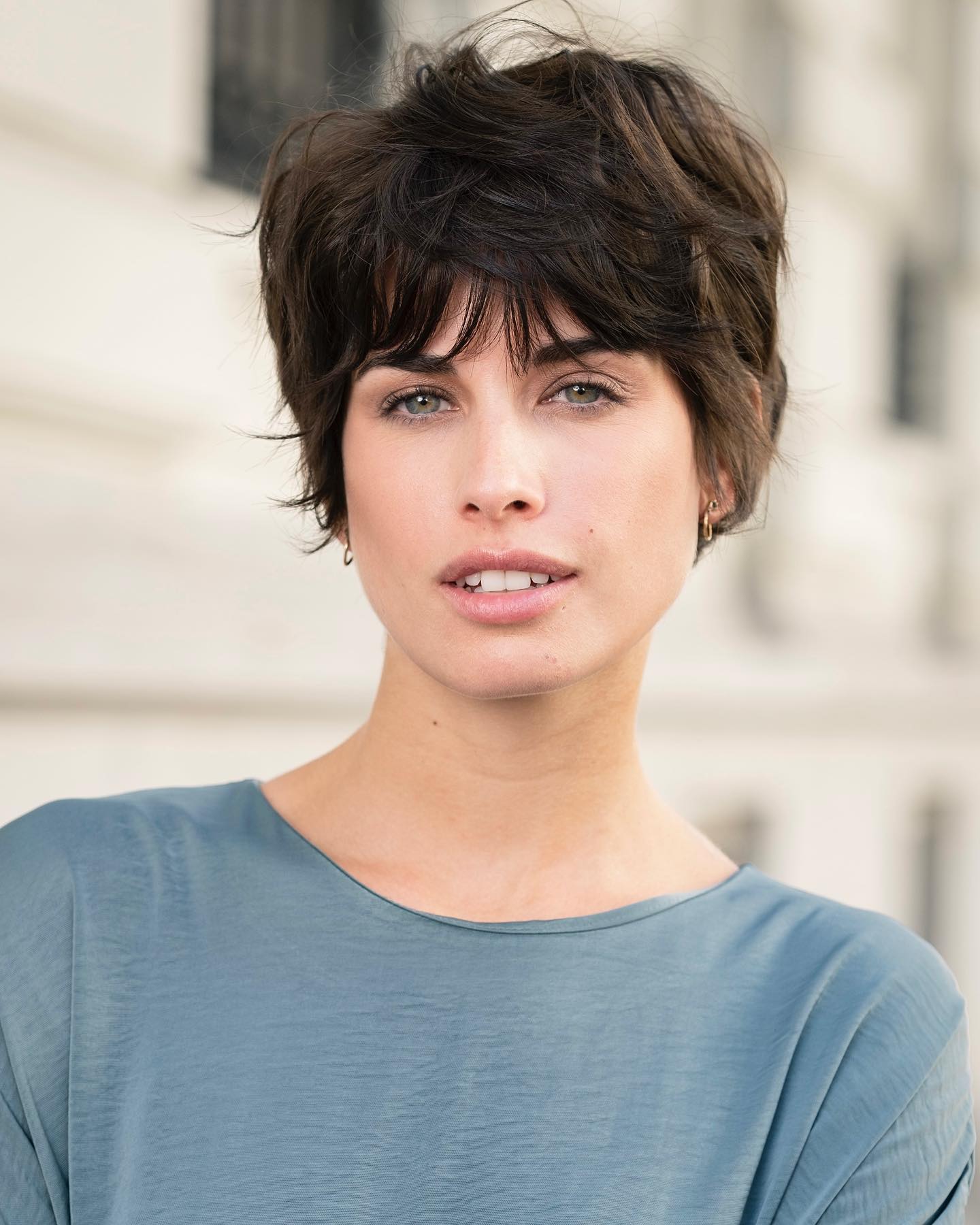 Textured Long Pixie Cut with Soft Layers