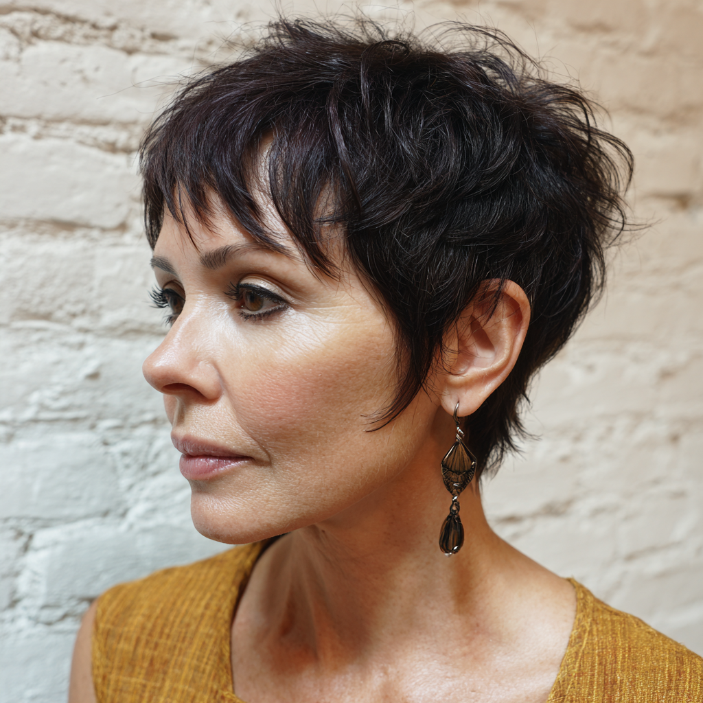 Textured Pixie Cut with Lively Layers