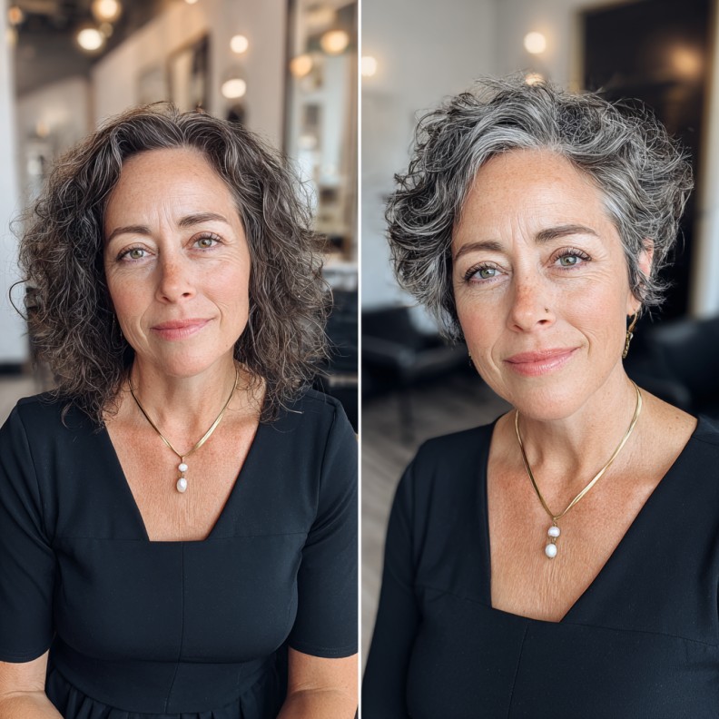 21966 chic curly pixie cut with soft layers