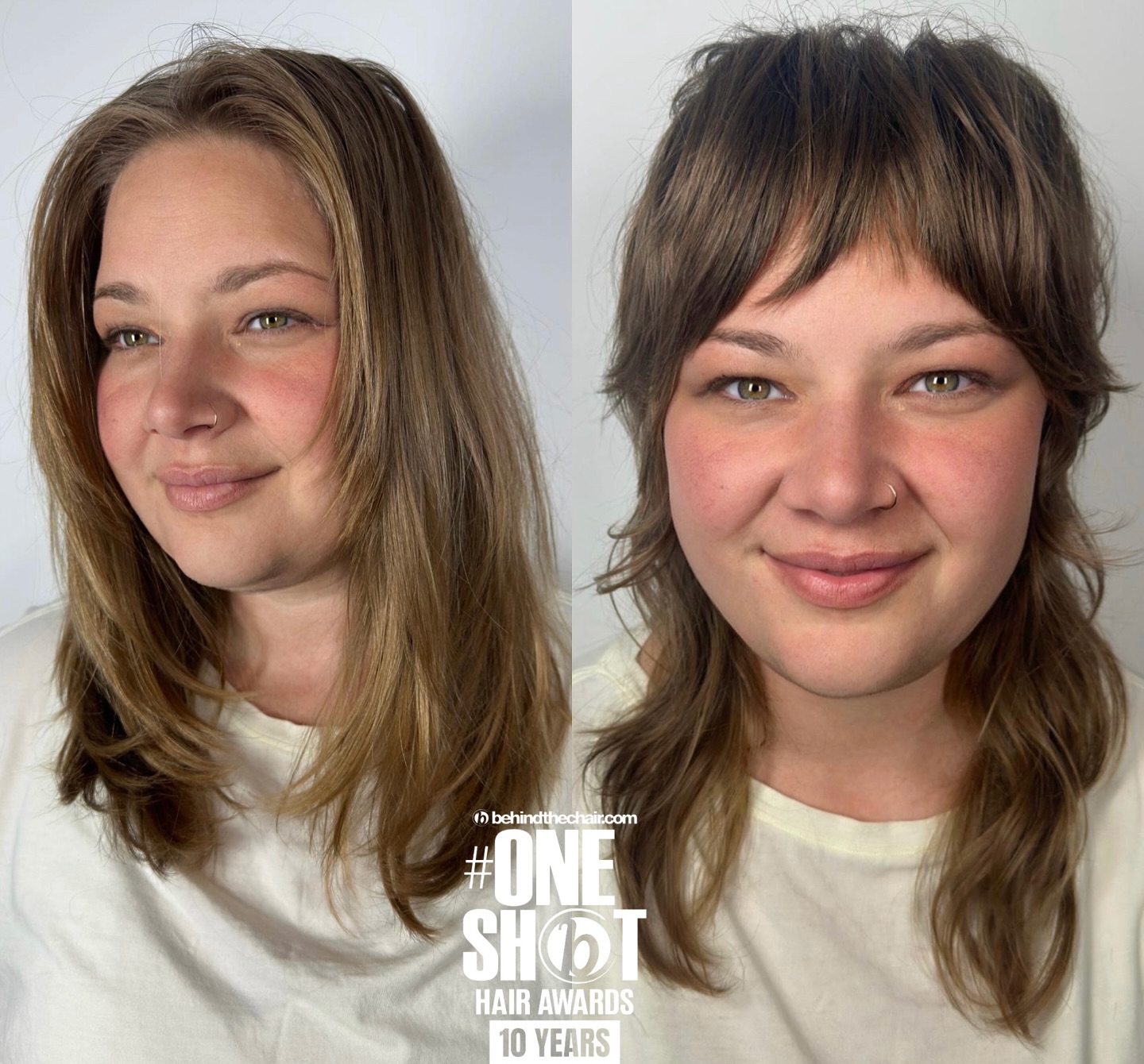 Chic Shaggy Cut with Subtle Textured Bangs