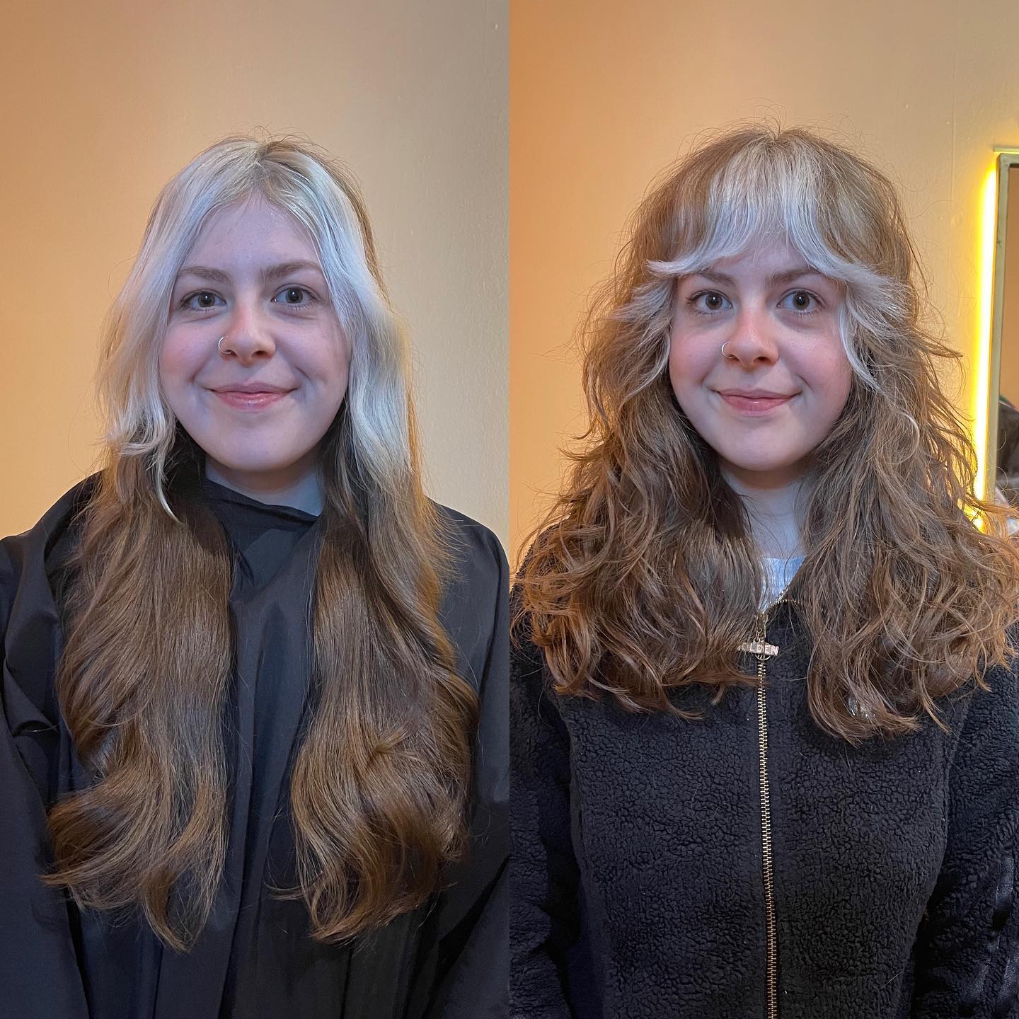 Chic Textured Shag with Soft Bangs