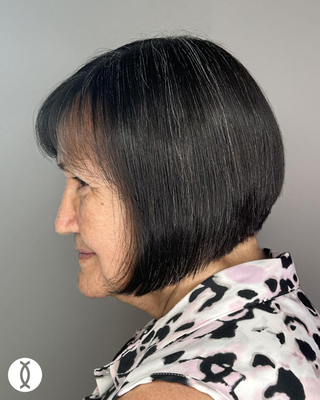 Classic Stacked Bob with Subtle Textured Ends