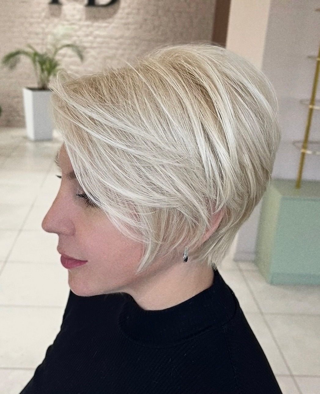 Modern Textured Pixie Cut with Subtle Layers