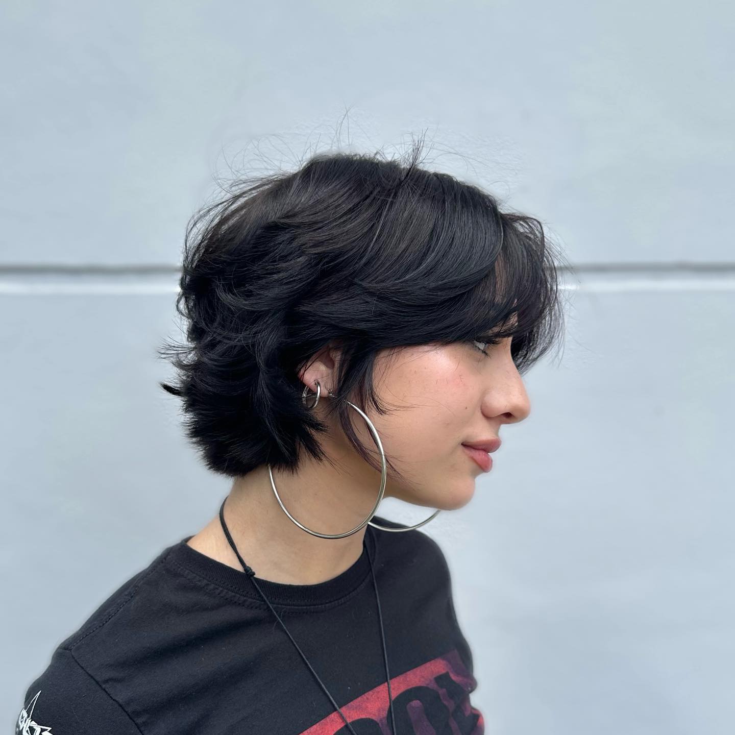 Textured Bixie with Soft Volume and Playful Layers