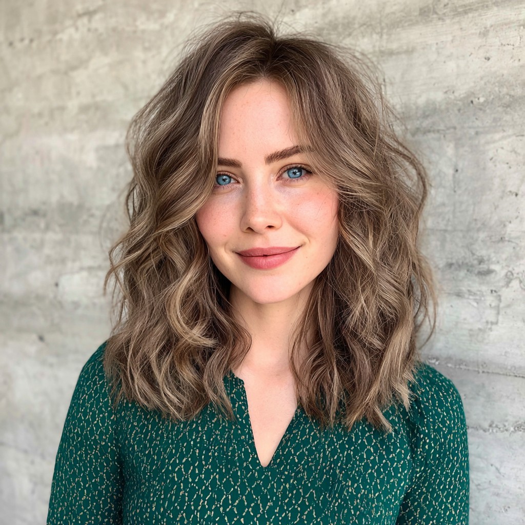 Textured Soft Boho Waves with Natural Movement