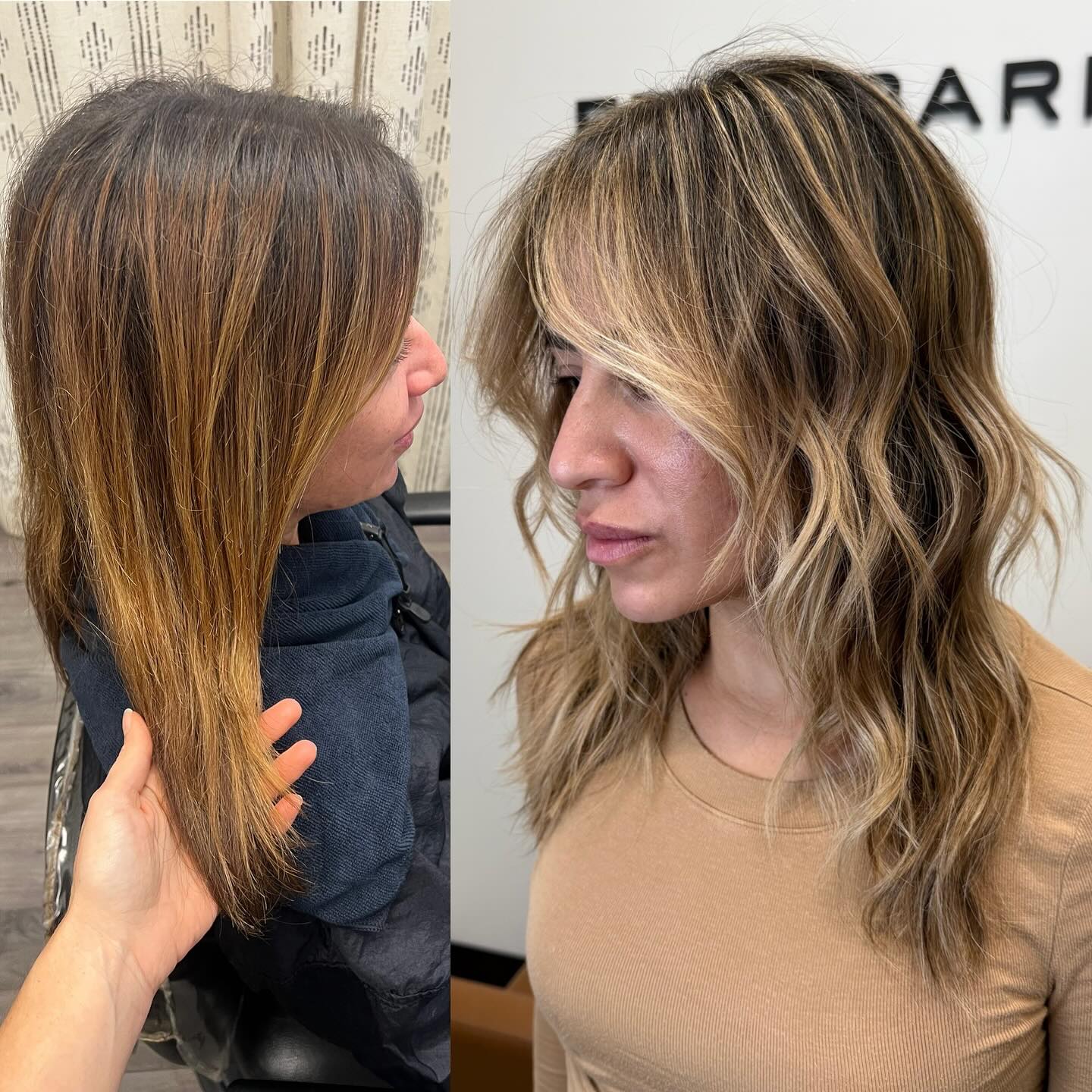 Beachy Textured Layers with Sun-Kissed Highlights