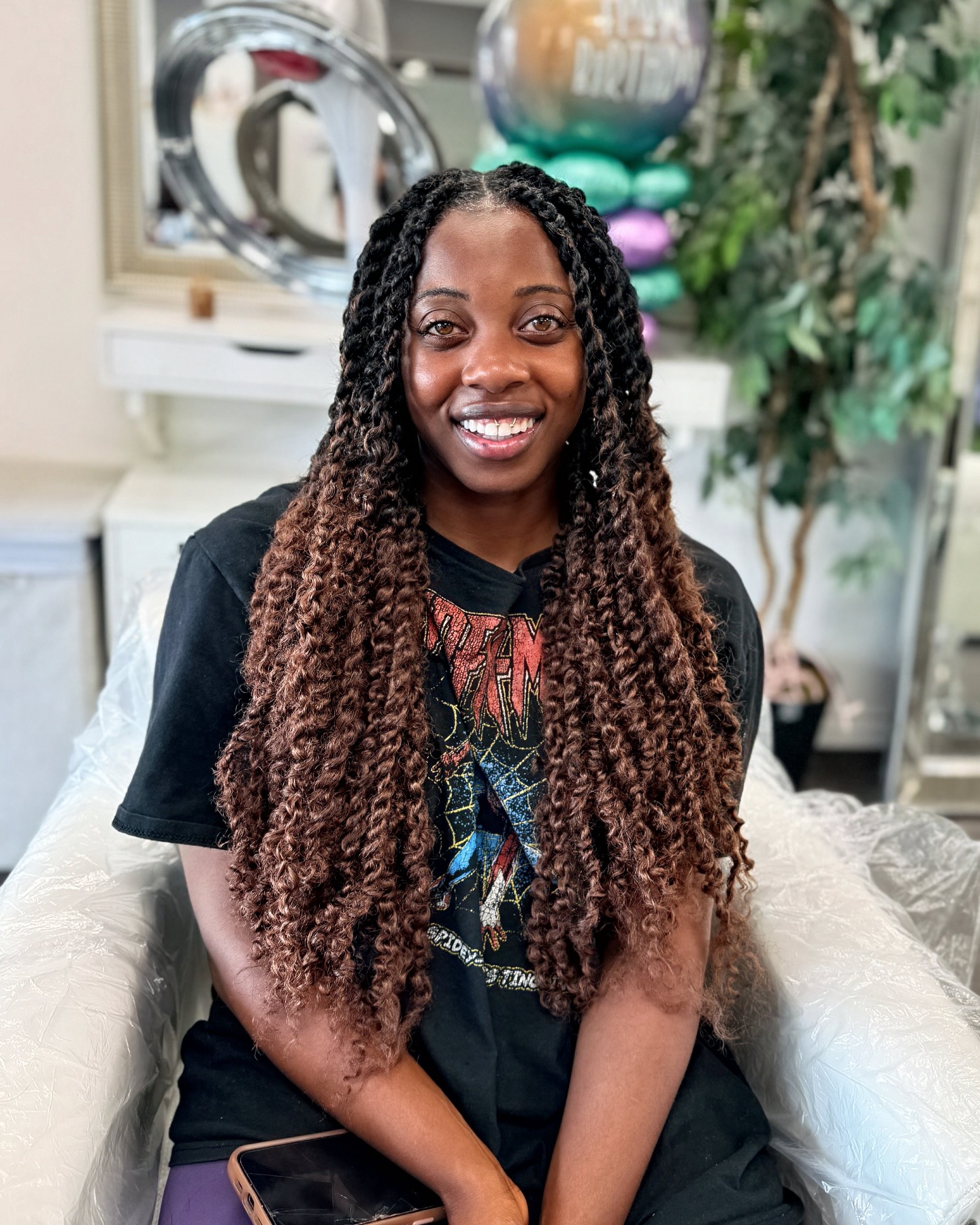 Luxurious Long Jumbo Twists with Rich Ombre Effect