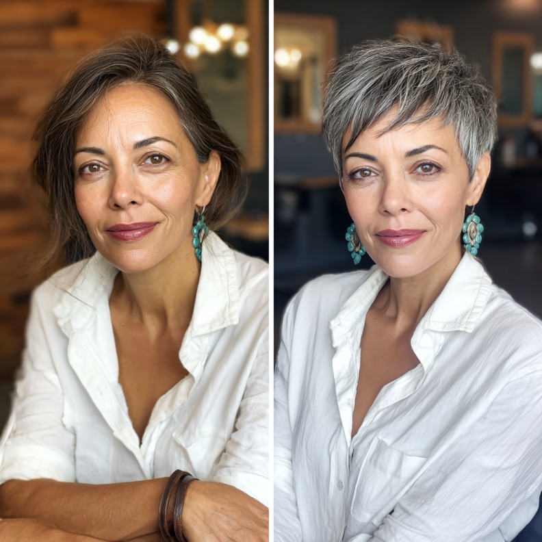 Stylish Textured Asymmetrical Pixie Cut with Soft Layers
